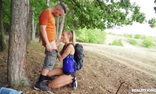 A camping expedition ignites into a scorching hot sex